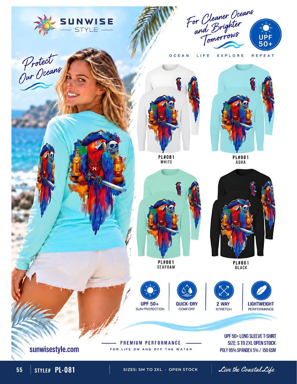 Sunwise Style All-Over Print Tees