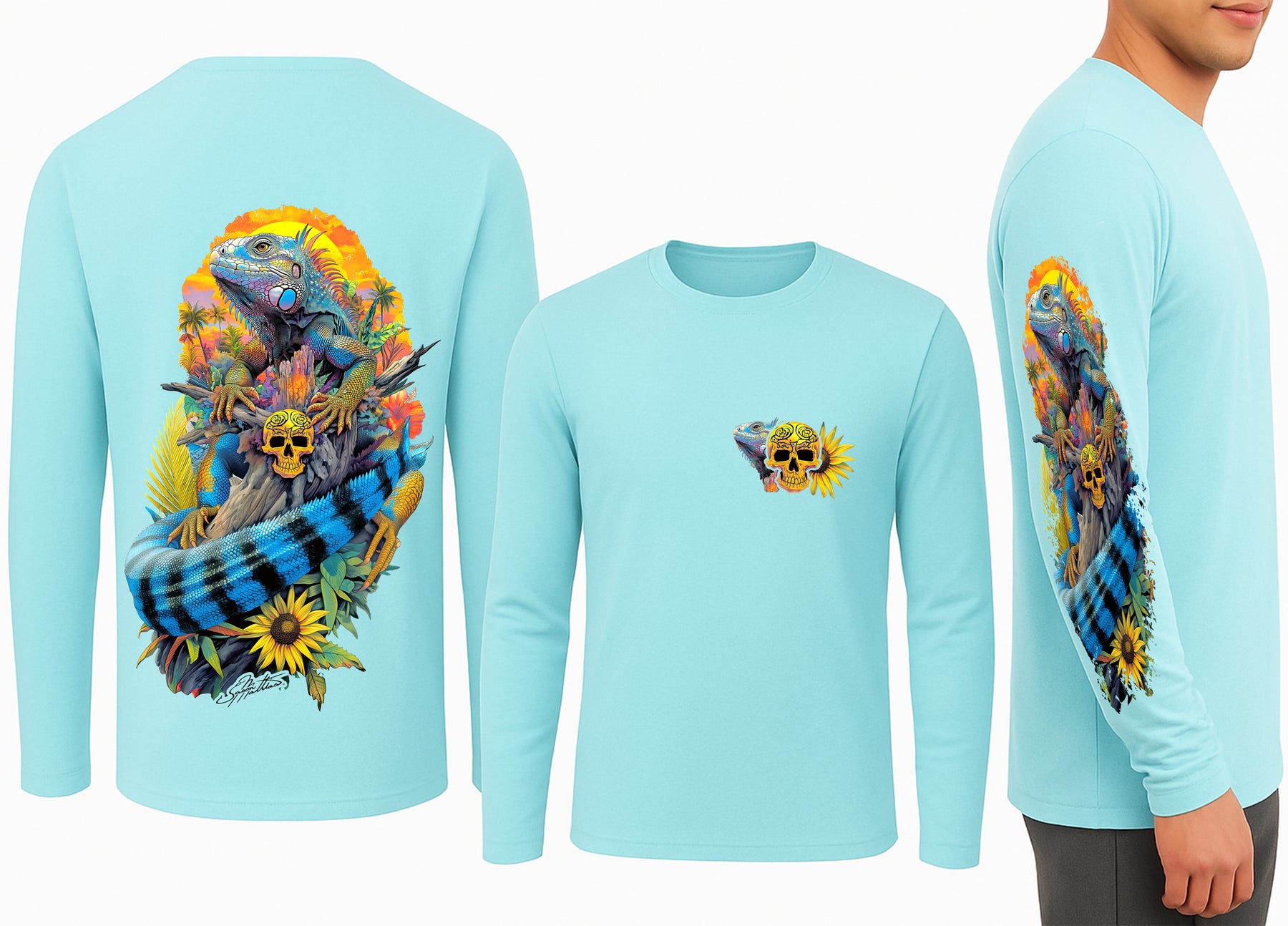 【BLUER】Logo Printed Longsleeves Custom T-shirt Long Sleeve | Full Color Print Any Side | DIY